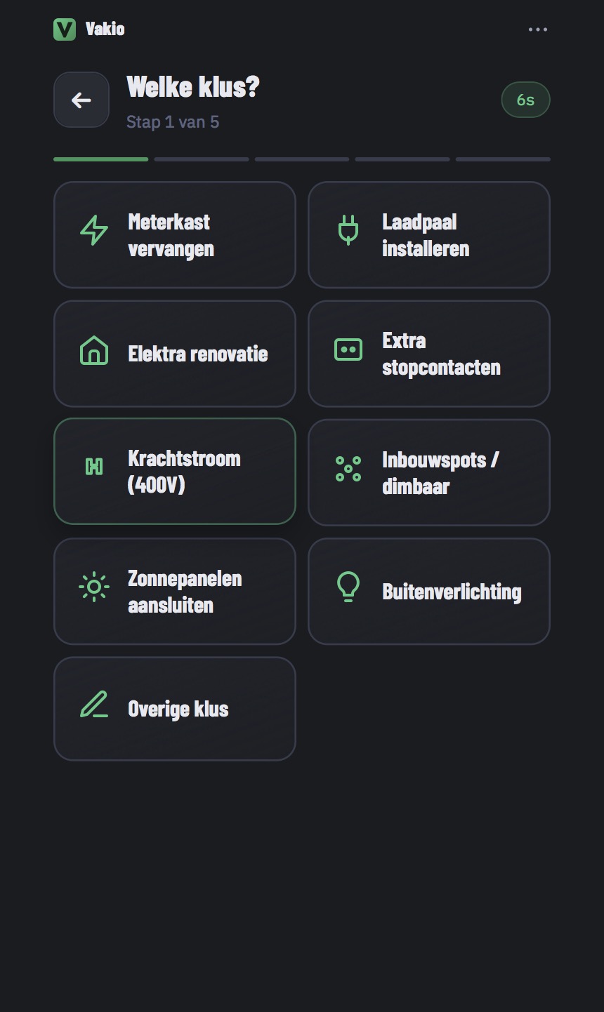 Elektricien-templates: meterkast, laadpaal, krachtstroom, zonnepanelen